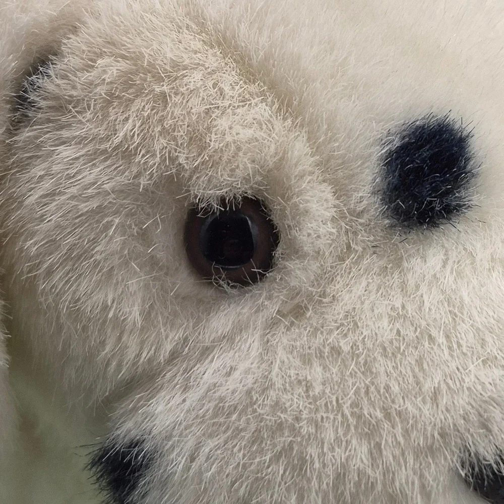 Chosun Vintage Dalmatian Puppy Plush Spotted Dog‎ White Black Kay-Bee Tag 62250